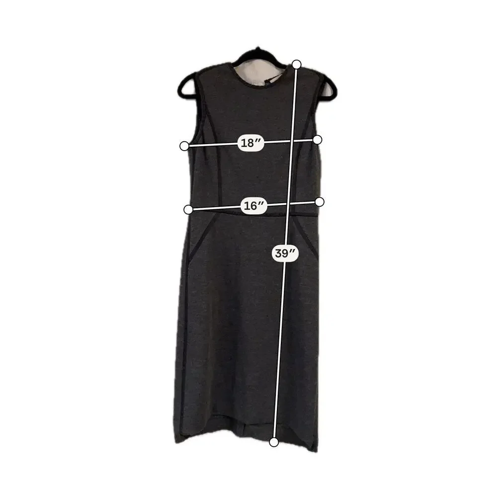 Grey Pencil Dress By Tory Burch Size Small